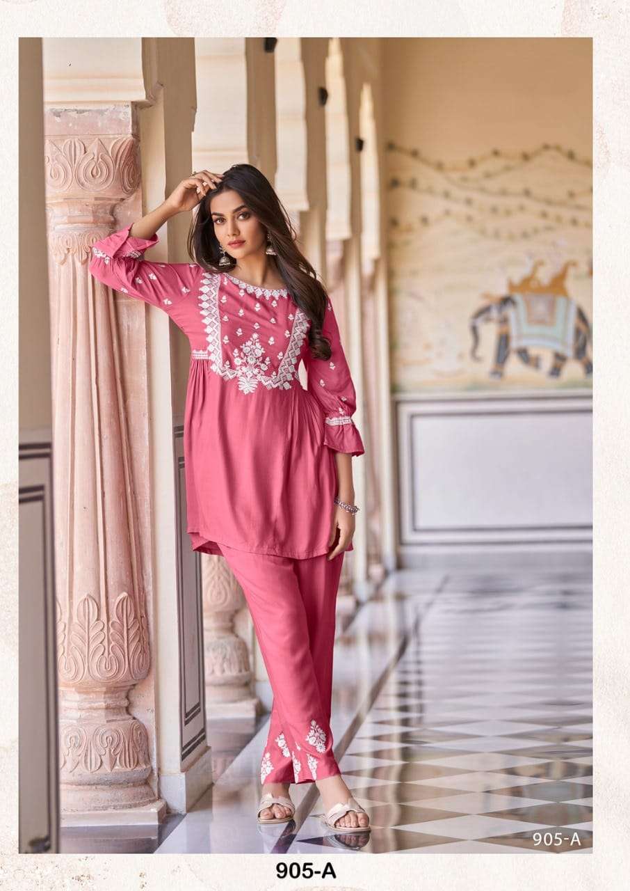 Vamika Nx Vintage Super Hit designer Heavy REYON kurti