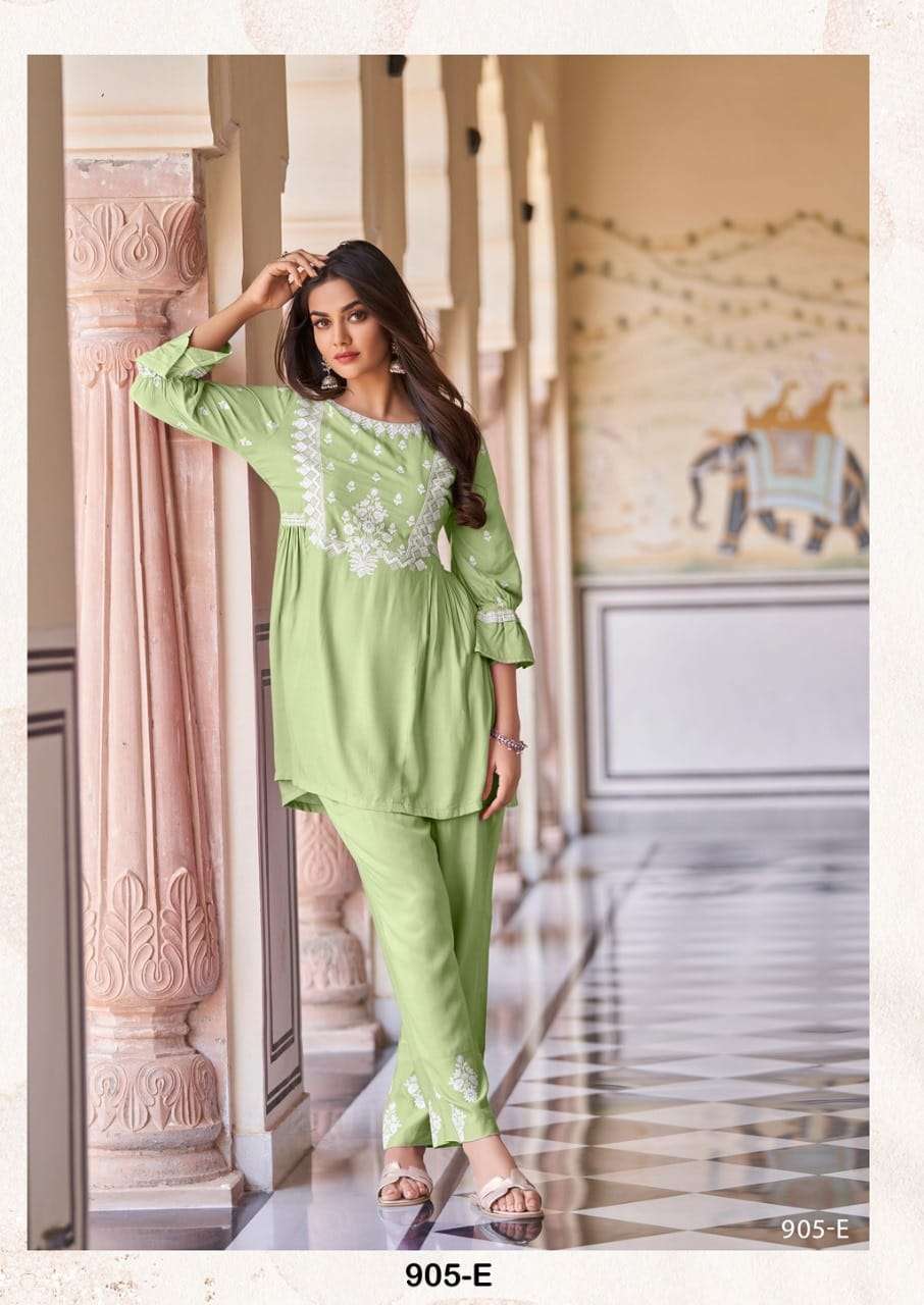 Vamika Nx Vintage Super Hit designer Heavy REYON kurti