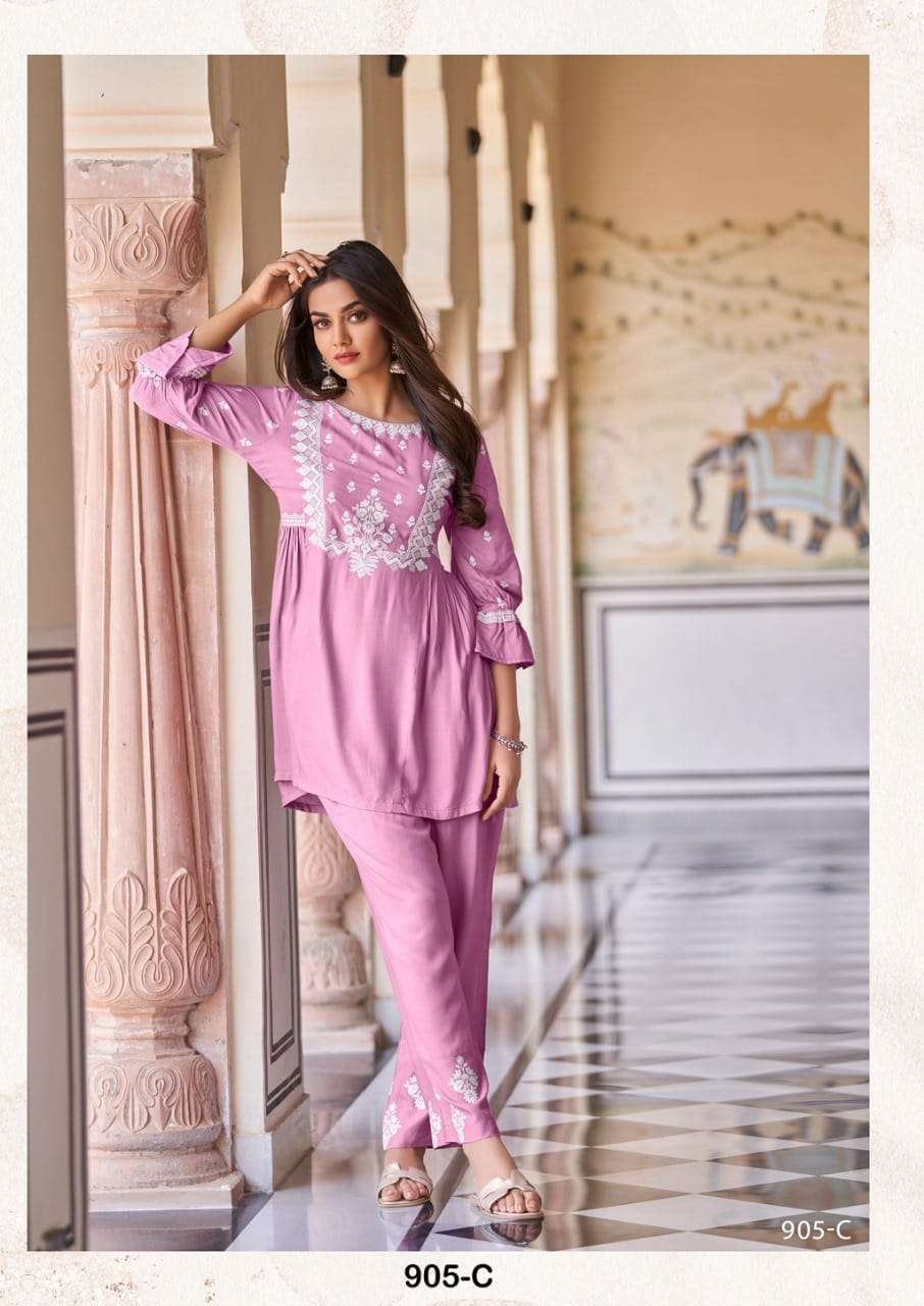 Vamika Nx Vintage Super Hit designer Heavy REYON kurti