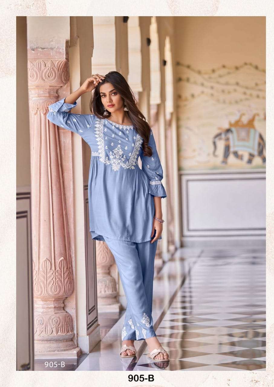 Vamika Nx Vintage Super Hit designer Heavy REYON kurti