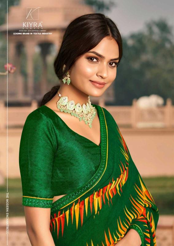 kiyra sarees angoori series 1001-1008 major georgette saree