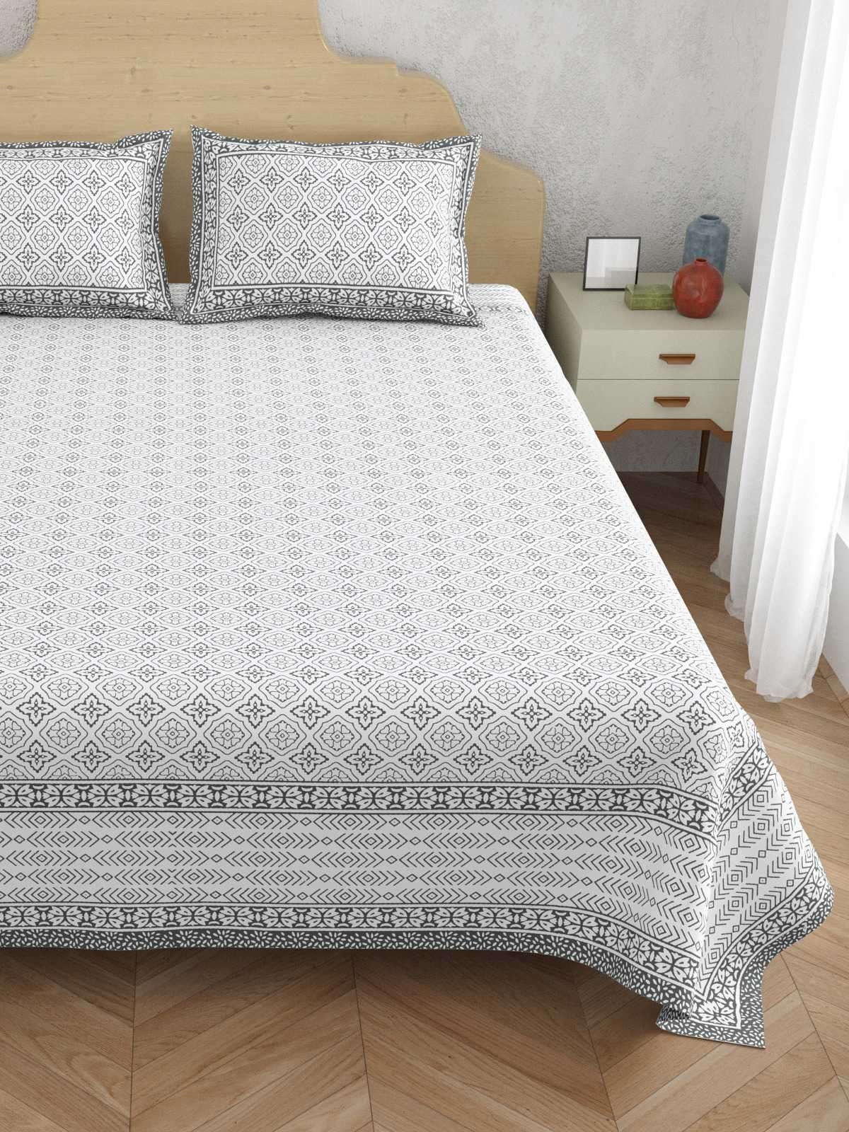pr atulaya new trendy king size cotton comfortable bedsheet with pillow covers