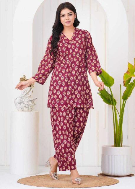 pr cotton readymade stylish outfit look big size combo set co-ord set