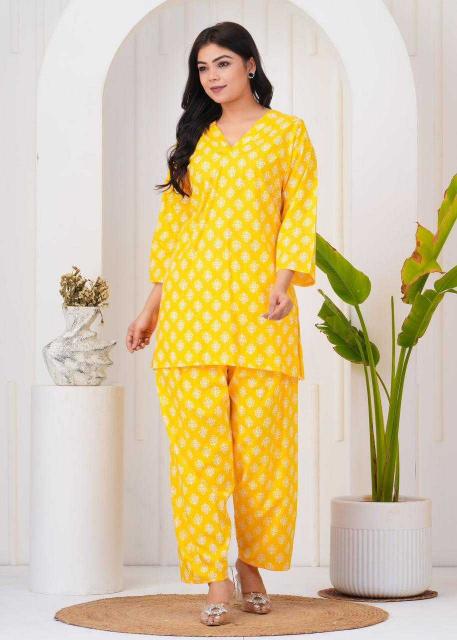 pr cotton readymade stylish outfit look big size combo set co-ord set
