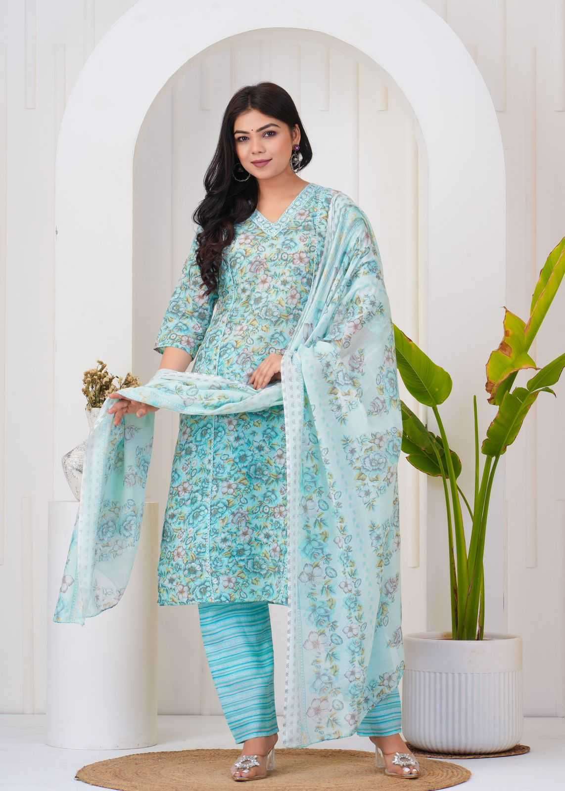 pr heritage cotton Mal Cotton readymade suit 