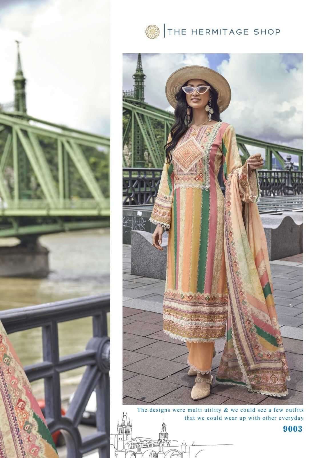 the hermitage azaa series 9000-9005  Pure Cotton suit