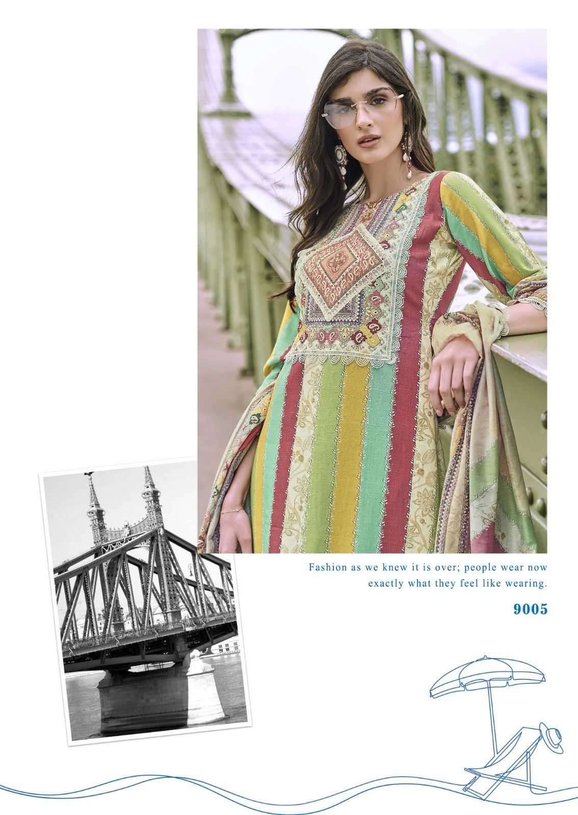the hermitage azaa series 9000-9005  Pure Cotton suit