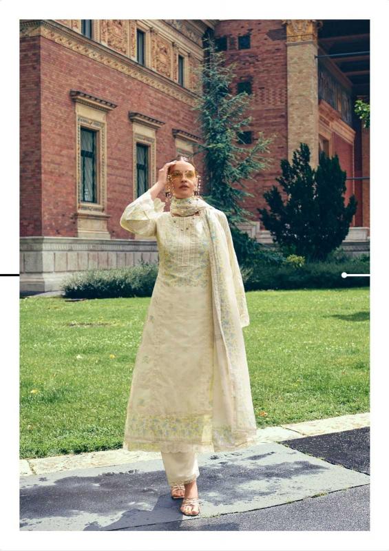 the hermitage bagh series 01-06 Pure Lawn Cotton suit