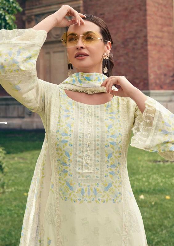 the hermitage bagh series 01-06 Pure Lawn Cotton suit