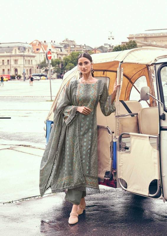 the hermitage bagh series 01-06 Pure Lawn Cotton suit