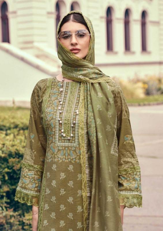 the hermitage bagh series 01-06 Pure Lawn Cotton suit