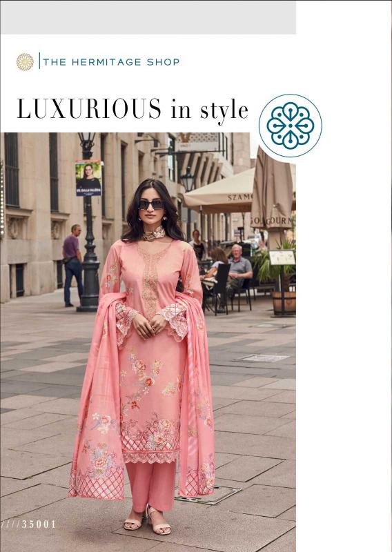 aayka by the hermitage embroidery work lawn cotton suits