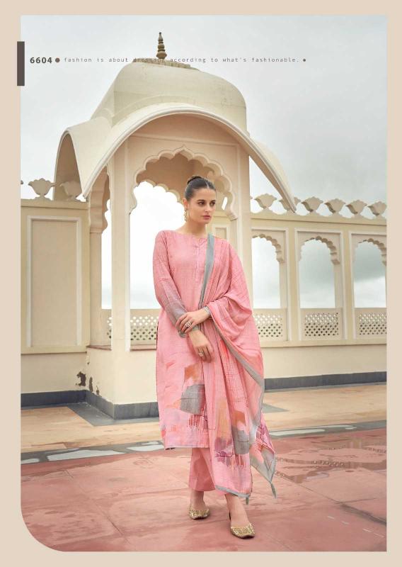  prm trendz catalog eknoor Series 6601 to 6606 muslin silk Wholesale Salwar Kameez In Surat