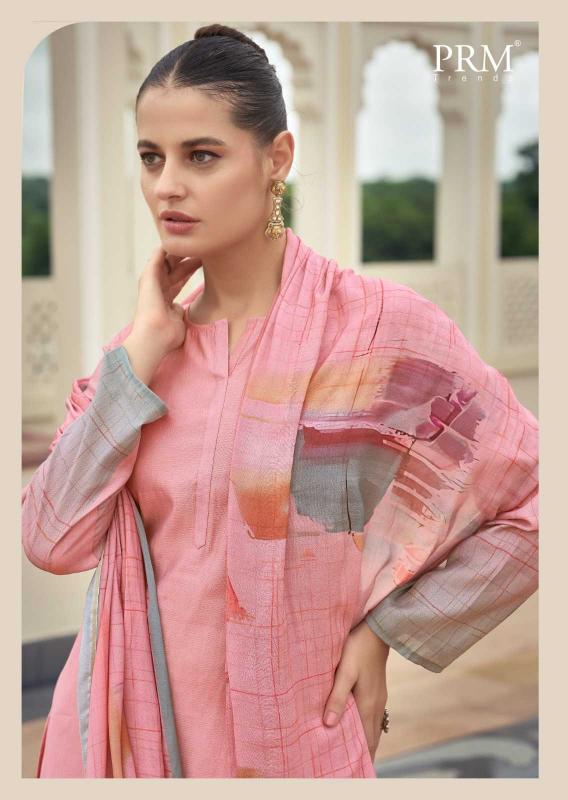  prm trendz catalog eknoor Series 6601 to 6606 muslin silk Wholesale Salwar Kameez In Surat