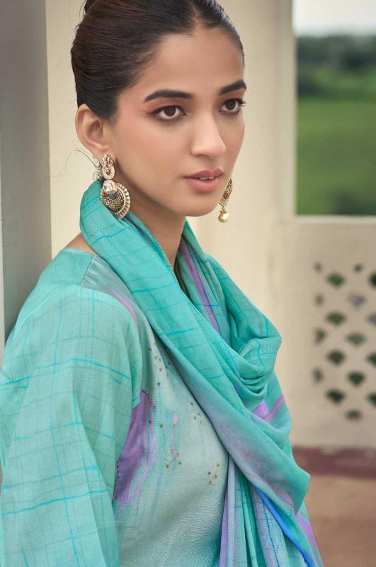  prm trendz catalog eknoor Series 6601 to 6606 muslin silk Wholesale Salwar Kameez In Surat