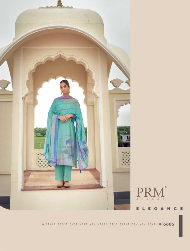  prm trendz catalog eknoor Series 6601 to 6606 muslin silk Wholesale Salwar Kameez In Surat