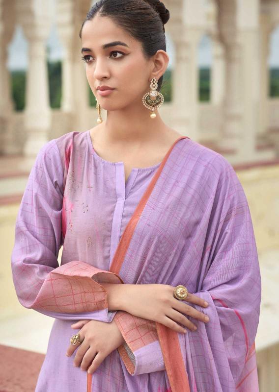  prm trendz catalog eknoor Series 6601 to 6606 muslin silk Wholesale Salwar Kameez In Surat