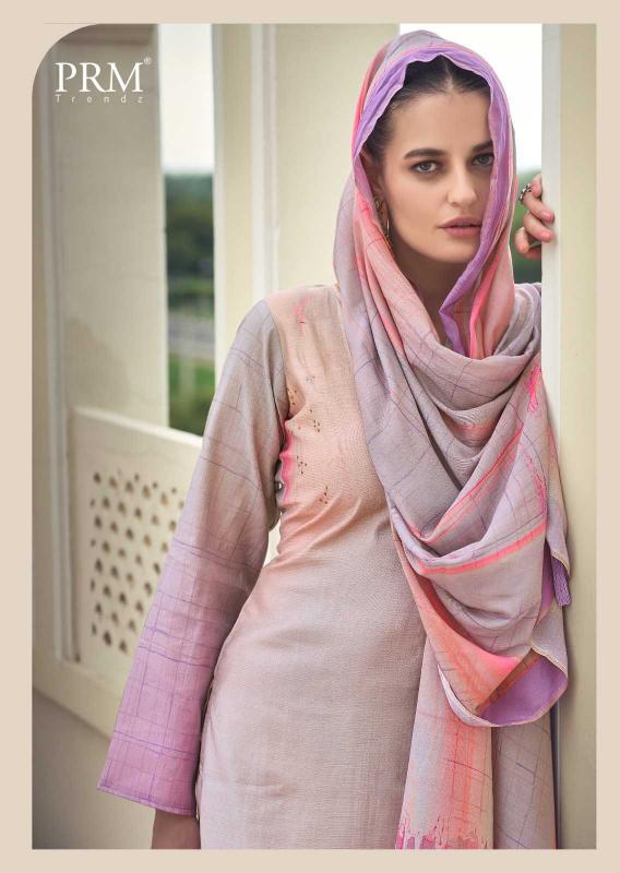  prm trendz catalog eknoor Series 6601 to 6606 muslin silk Wholesale Salwar Kameez In Surat