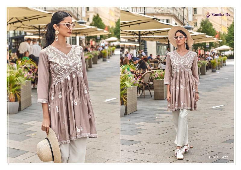 vamika nx ibadat vol 2 series 417-422 HEAVY Reyon Wholesale kurti in Sura
