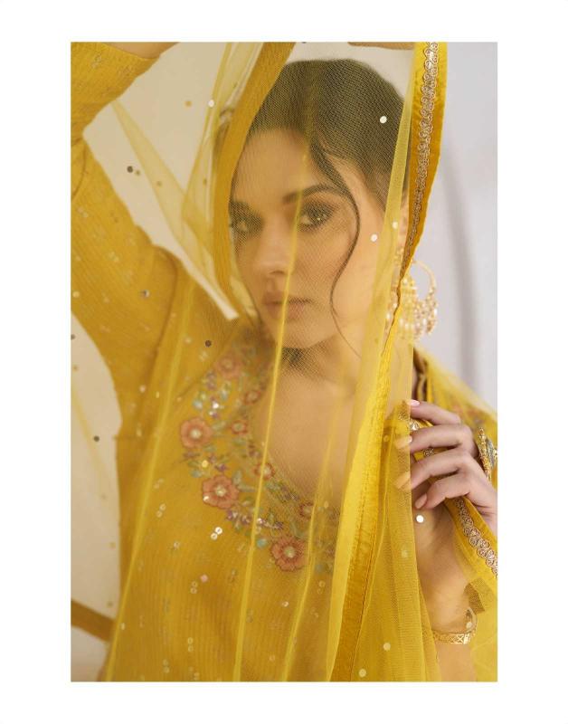 Aashirwad Creation Aarzoo Series 9912-9915 Wedding Wear Free Size Readymade Salwar Suit for Wholesale 
