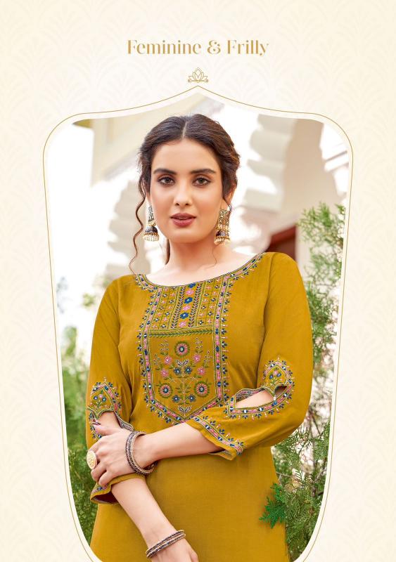 Kadlee Aaisha series 1001 to 1004 Rayon Kurti Wholesale Catalog | Trendy and Affordable Kurtis 