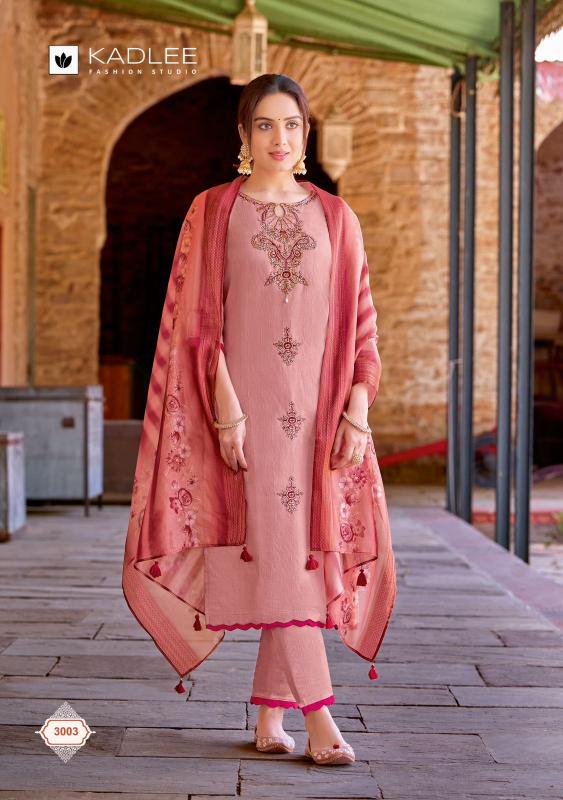 kadlee heritage series 3001-3006 Viscose Weaving wholesale readymade salwar kameez in surat