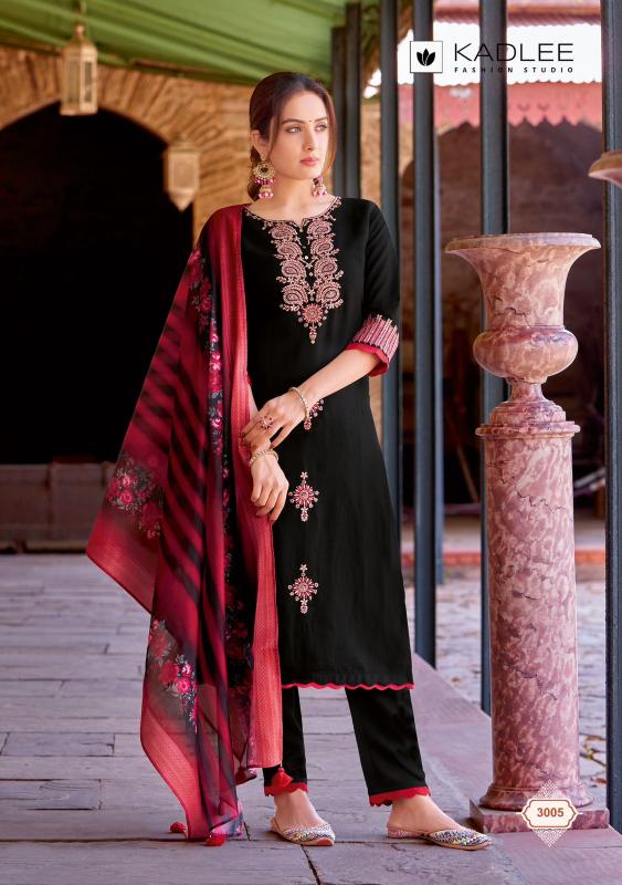 kadlee heritage series 3001-3006 Viscose Weaving wholesale readymade salwar kameez in surat