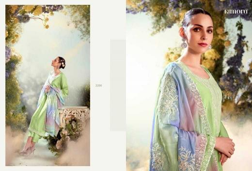 Kimora Dastoor Vol 50  Series 2201-2206 Modal Silk Designer Readymade Big Size 3-Piece Dress