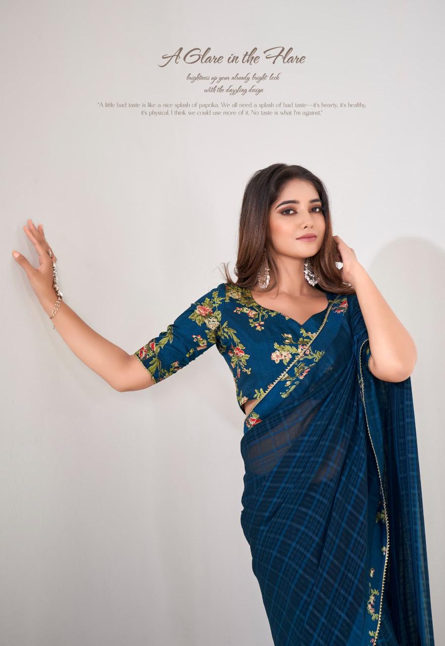 SR Saadi Vol 3 series 1021 to 1030 Georgette Sarees Wholesale Catalog