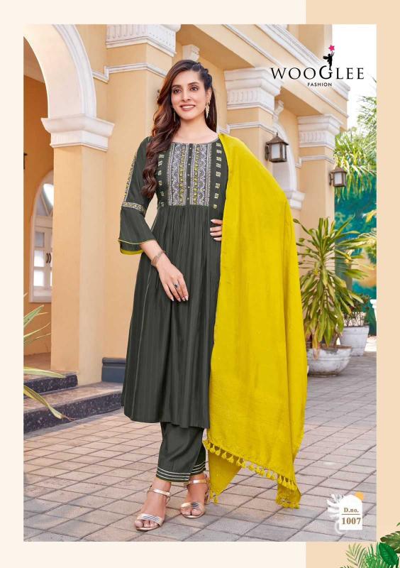 wooglee coral vol 2 series 1007-1012 Rayon wholesale readymade salwar kameez in surat