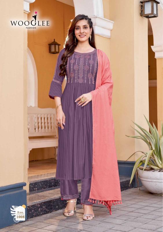 wooglee coral vol 2 series 1007-1012 Rayon wholesale readymade salwar kameez in surat