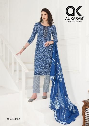 Alkaram Heritage Vol-3 Series 3001-3008 Cotton | Wholesale Salwar Kameez in Surat