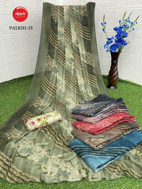 Apple Saree Palkhi Series 01-20 Beautiful 4 Color Wholesale Fancy Sarees in Surat