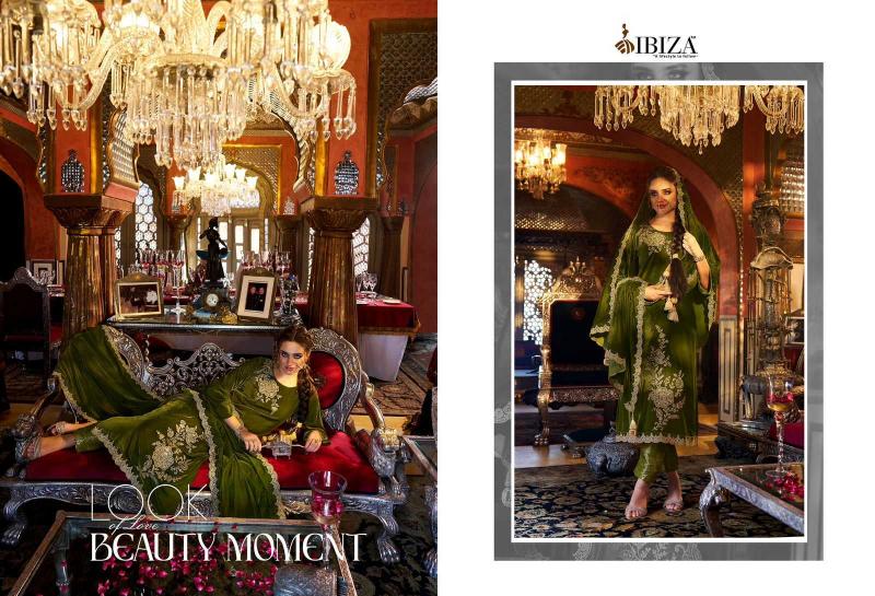 Ibiza Suits Spring Glory Series 15694 to 15699 Corduroy Velvet Winter Special , Wholesale Salwaar Kameez in Surat