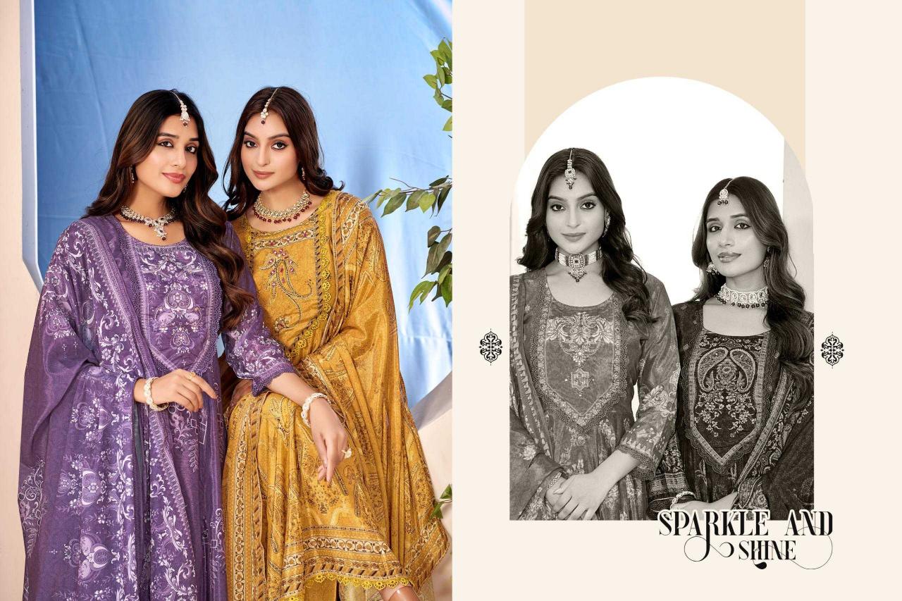 Isavasyam Corporation Antra Series 1001 to 1006 Anarkali Digital Prin Wholesale Ready-made Salwar Kameez in Surat