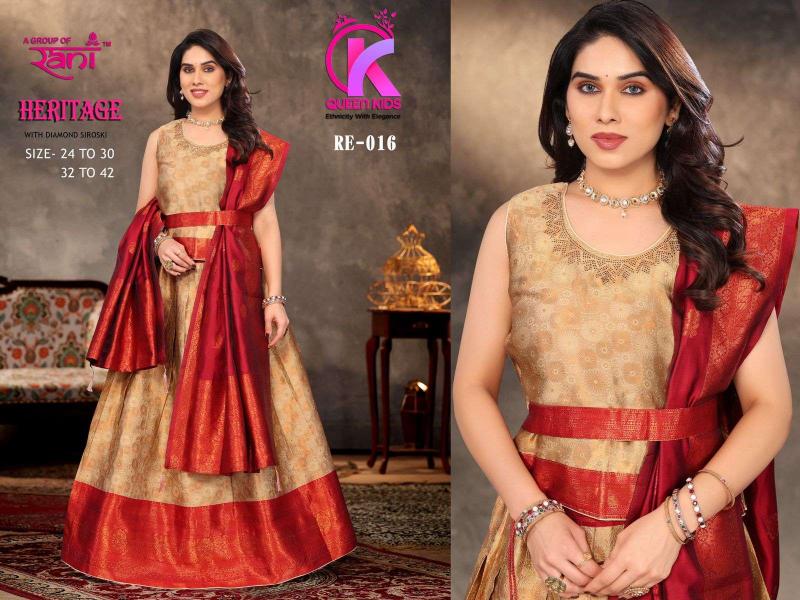 PR HERITAGE Vol 1 Series 013-024 Full Stitch Designer Half Saree Kids Wholesale Pattu Lehenga Choli in Surat