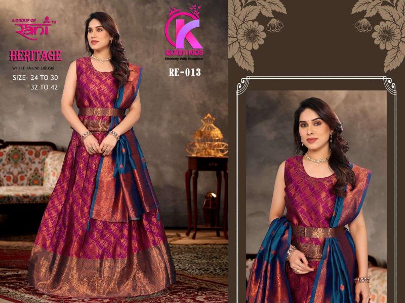 PR HERITAGE Vol 1 Series 013-024 Full Stitch Designer Half Saree Kids Wholesale Pattu Lehenga Choli in Surat