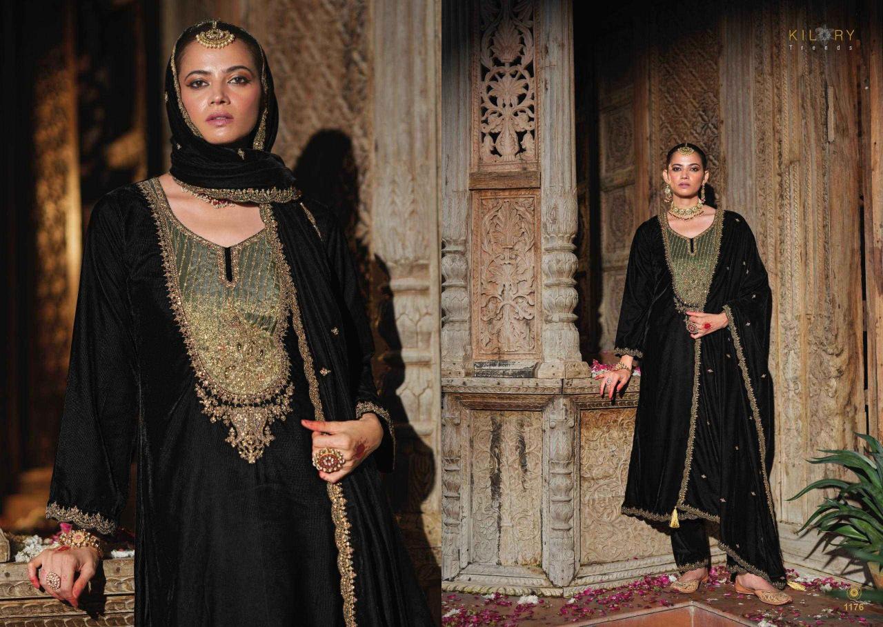 kilory trends silsila series 1171-1176 PURE PREMIUM CORDUROY VELVET Wholesale Salwar Kameez in Surat