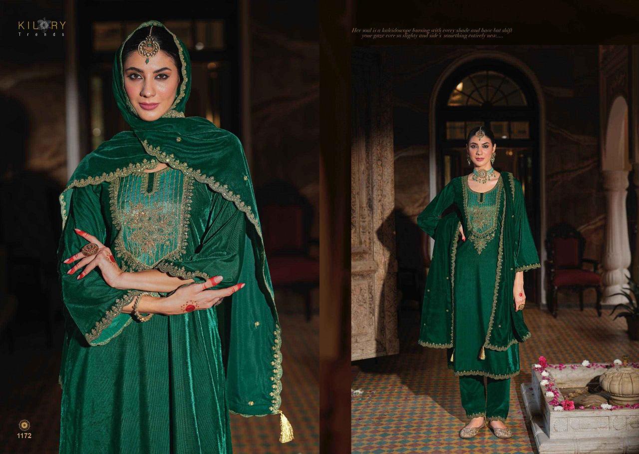 kilory trends silsila series 1171-1176 PURE PREMIUM CORDUROY VELVET Wholesale Salwar Kameez in Surat