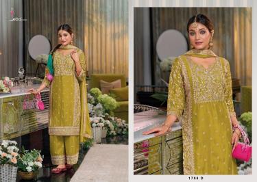 eba shayoni color edition 2 series 1708 Chinon Wholesale Salwar Kameez in Surat