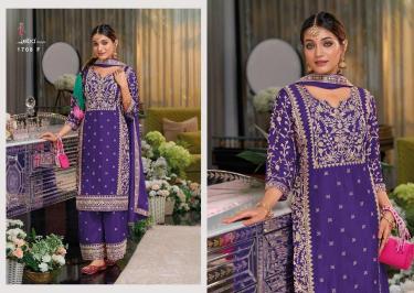 eba shayoni color edition 2 series 1708 Chinon Wholesale Salwar Kameez in Surat