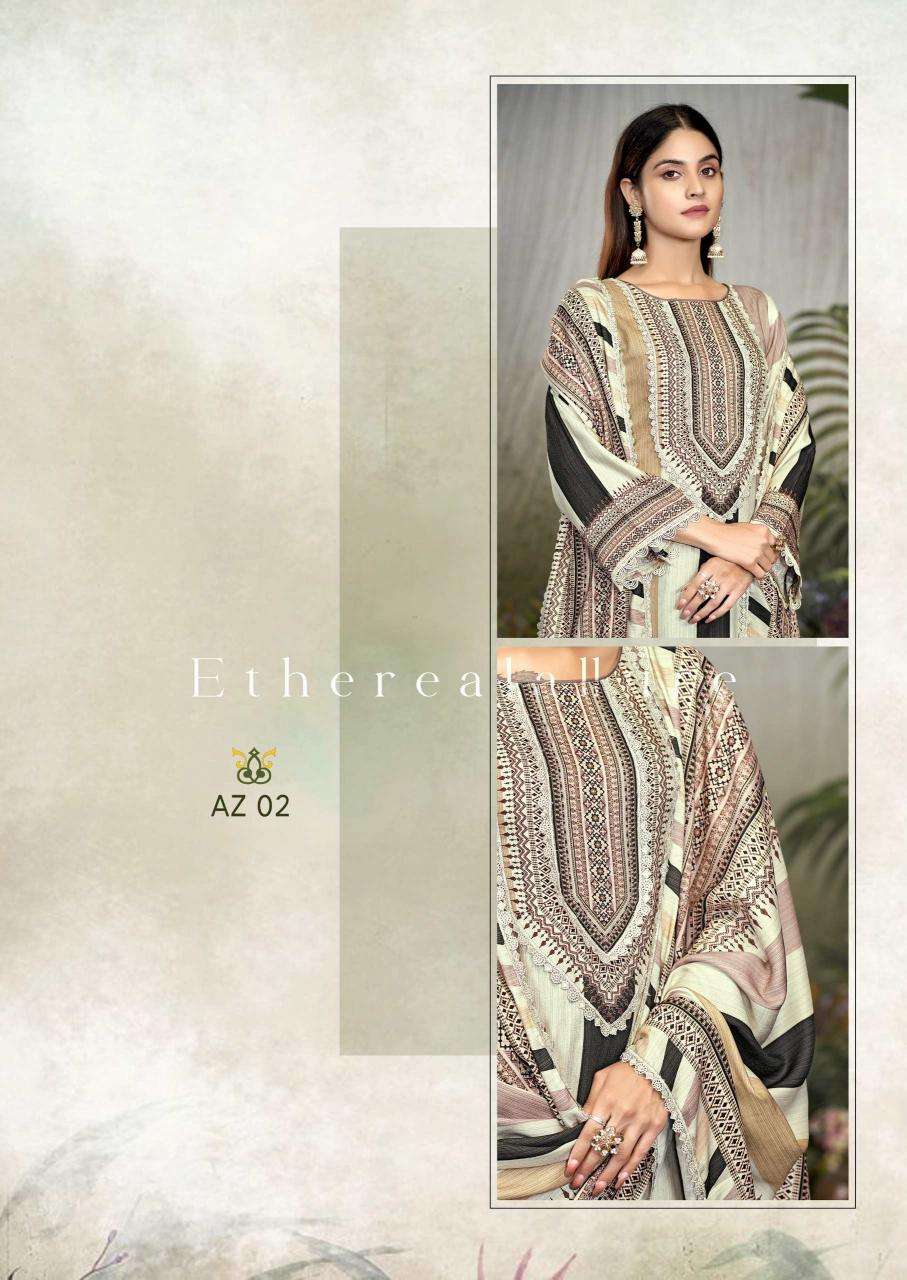 the hermitage shop azaa vol 2 series 1001-1006 Pure Viscose Cotton wholesale salwar kameez in surat