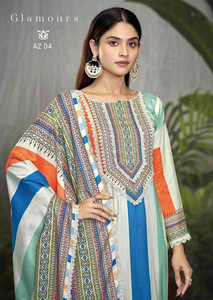 the hermitage shop azaa vol 2 series 1001-1006 Pure Viscose Cotton wholesale salwar kameez in surat
