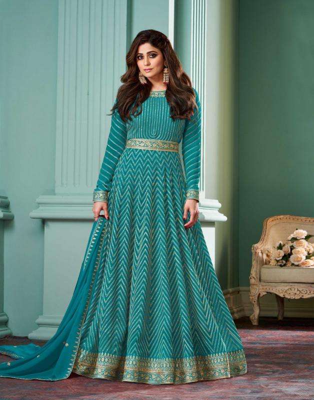 aashirwad alizza gold new colors REAL GEORGETTE wholesale salwar kameez in surat