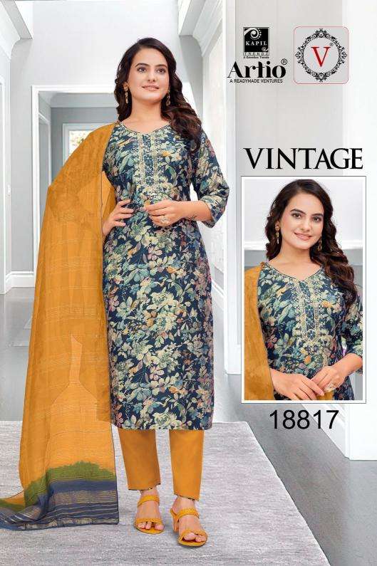 artio vintage VERTIGAN PRINT wholesale salwar kameez in surat