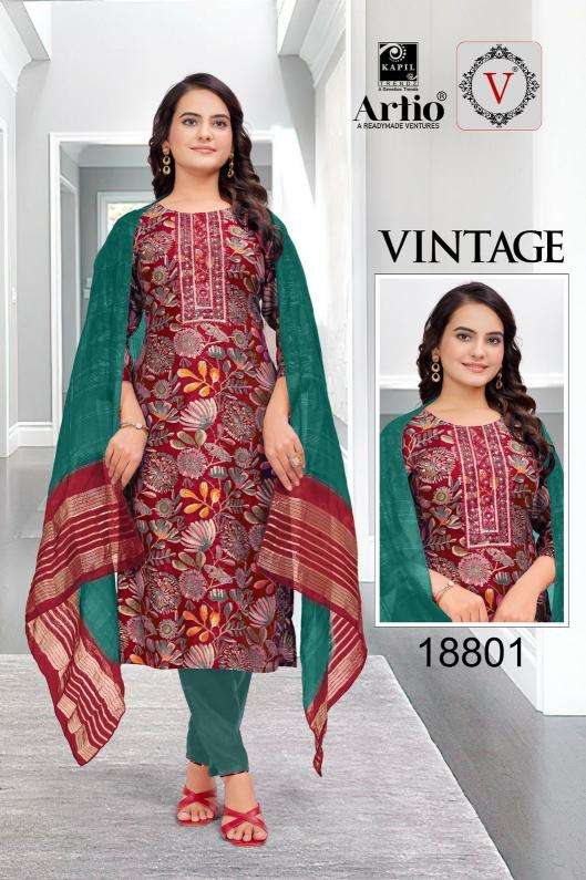 artio vintage VERTIGAN PRINT wholesale salwar kameez in surat
