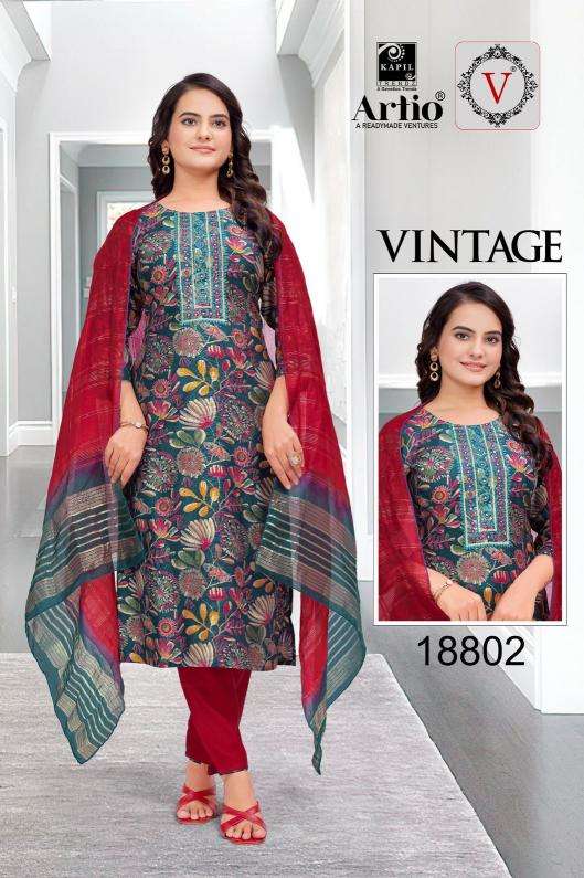 artio vintage VERTIGAN PRINT wholesale salwar kameez in surat