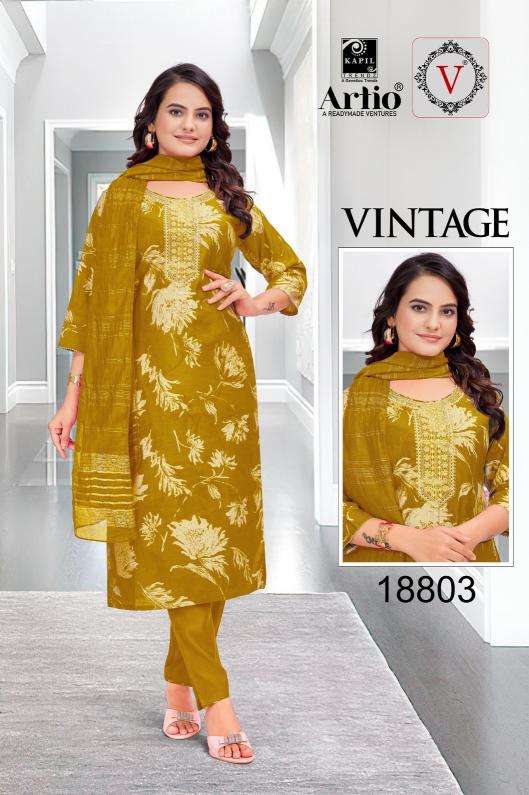 artio vintage VERTIGAN PRINT wholesale salwar kameez in surat
