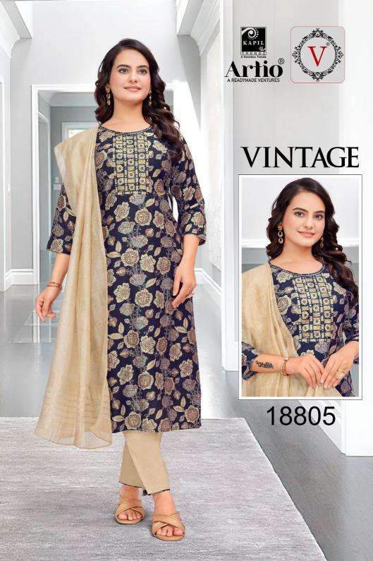 artio vintage VERTIGAN PRINT wholesale salwar kameez in surat