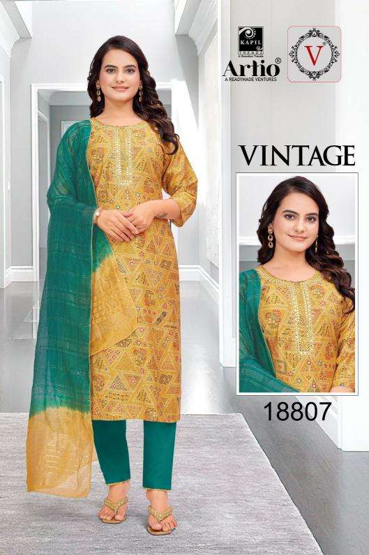artio vintage VERTIGAN PRINT wholesale salwar kameez in surat